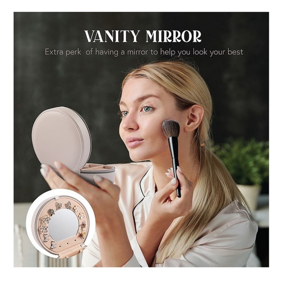 Elegant Jewelry Organizer Box - Cream - Picture 4 of 6